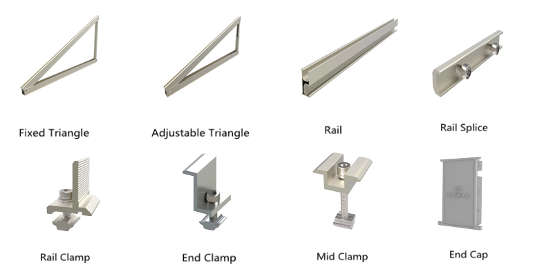 Triangle Structure fixed and adjustable tilt angle manufacturer ...