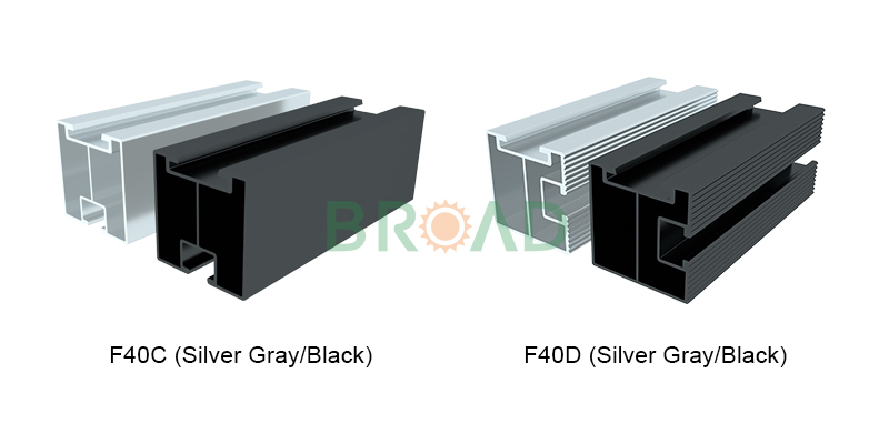 solar rail for roof mounted