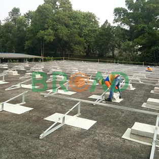 Roof Solar Mounting Systems for 230KW in Indonesia